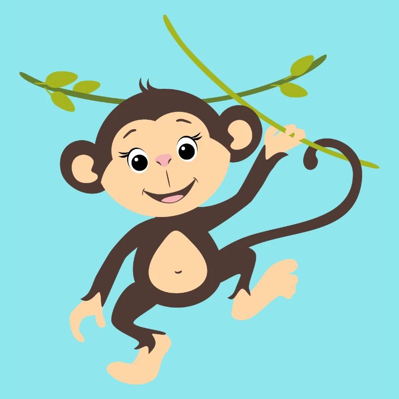 Happy smiling monkey