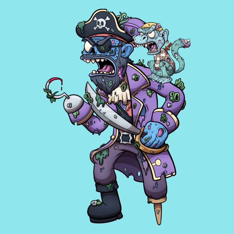 Zombie Pirate Captain