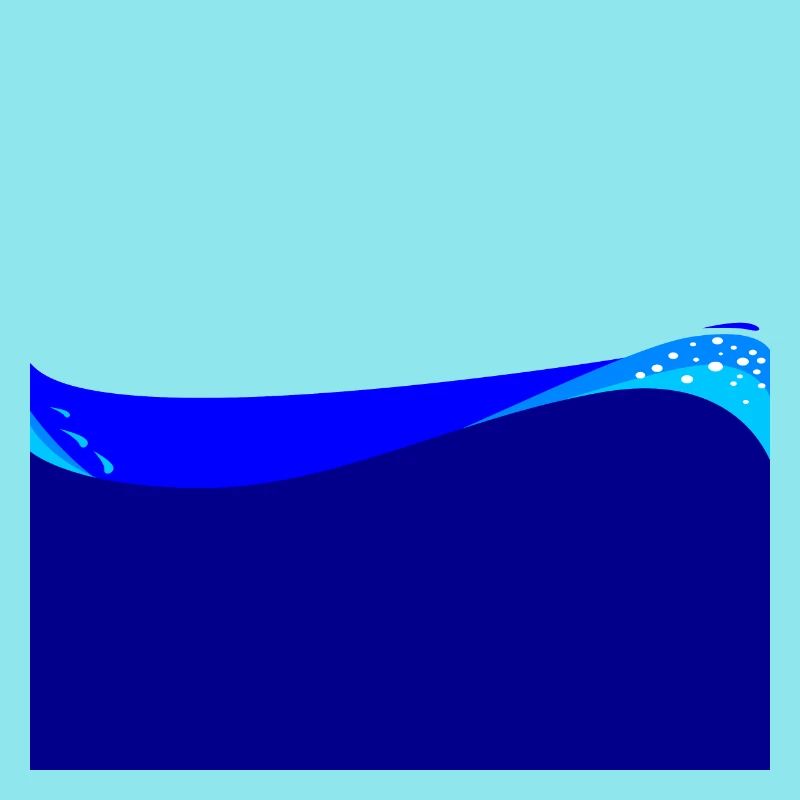 Dark Blue Wave Background
