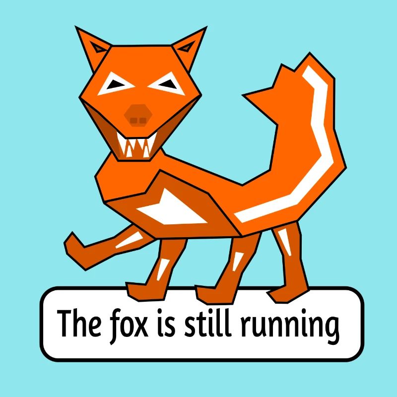 The fox is still running