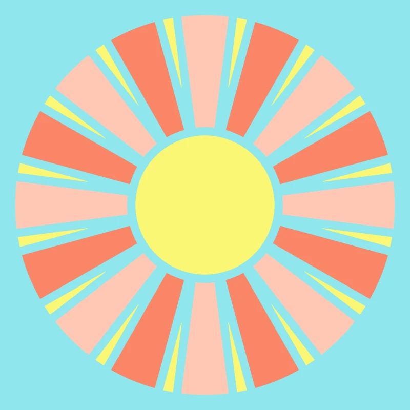 Bright Sun Rays Summer Glow Light Warmth