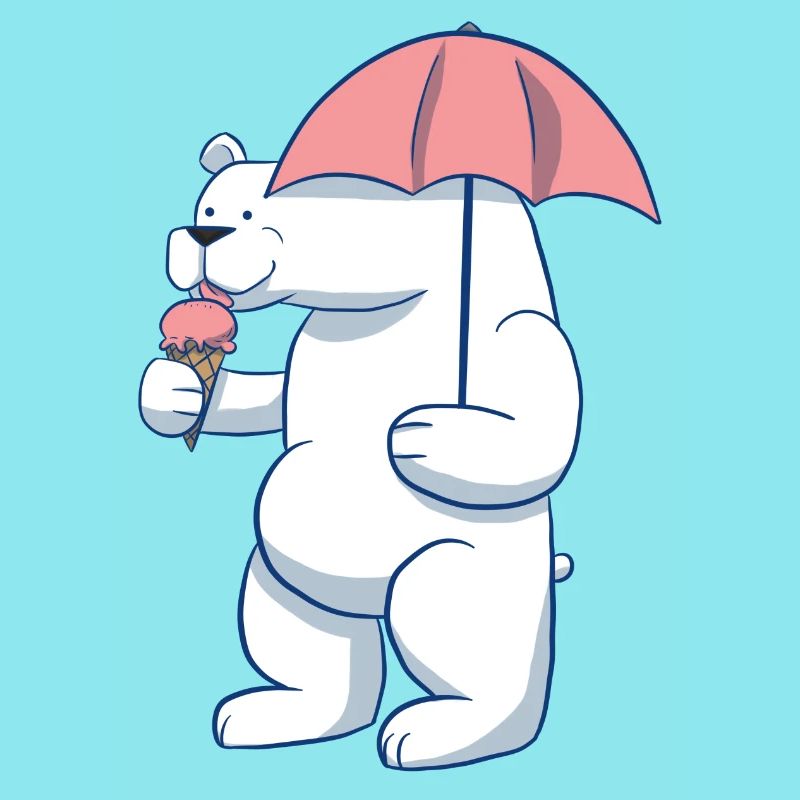 Eisbär Eis Eiscreme