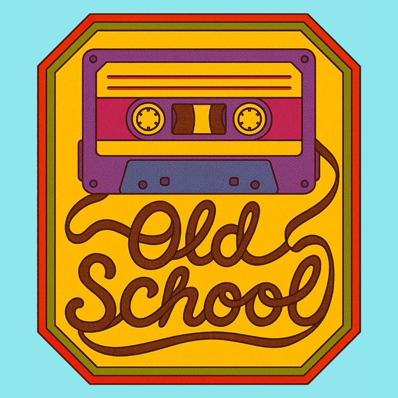 Patch rétro cassette à l’ancienne