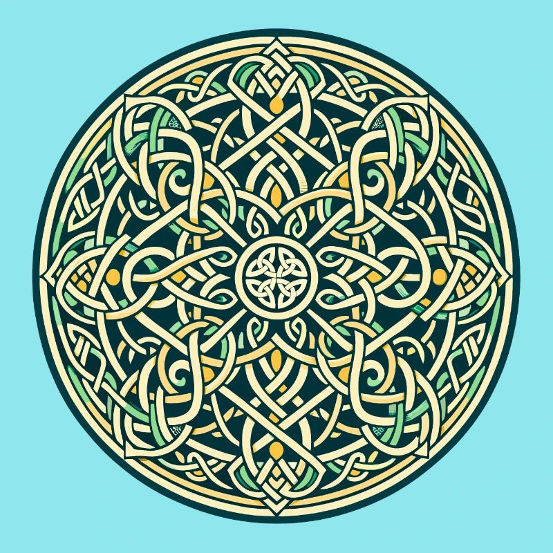 Eternal Celtic Knotwork Mandala Art 4