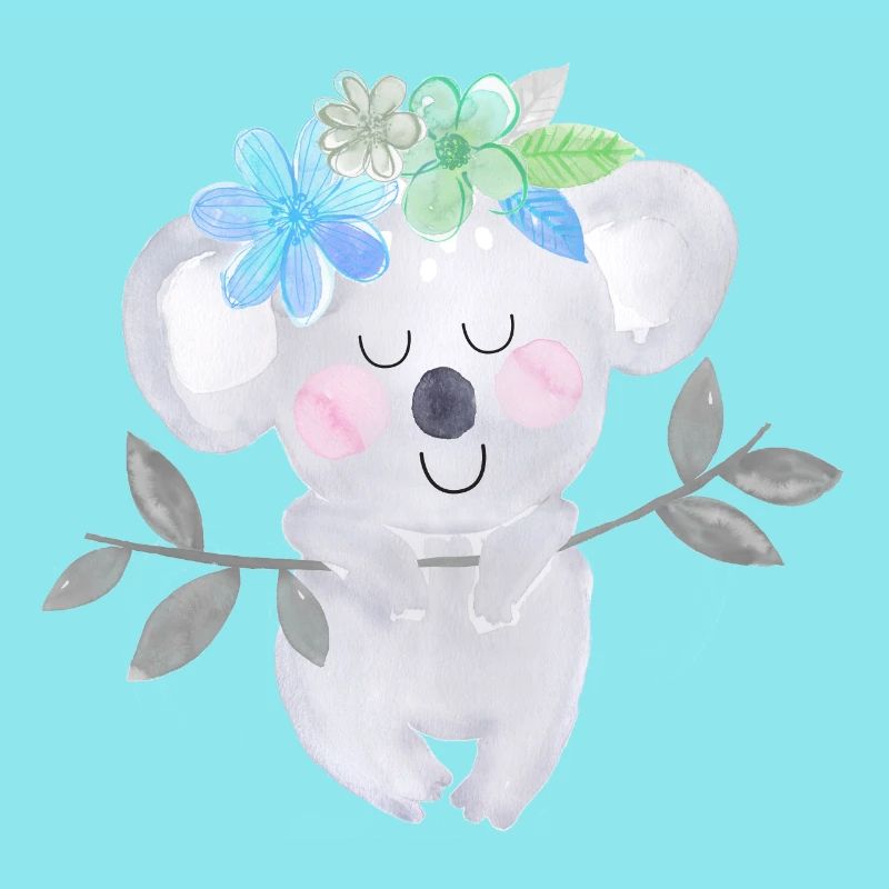 KOALA TRANSAPARENT BLAU