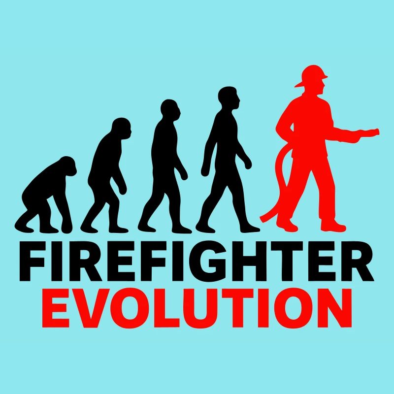 Firefighter Evolution Hero Gift Cool