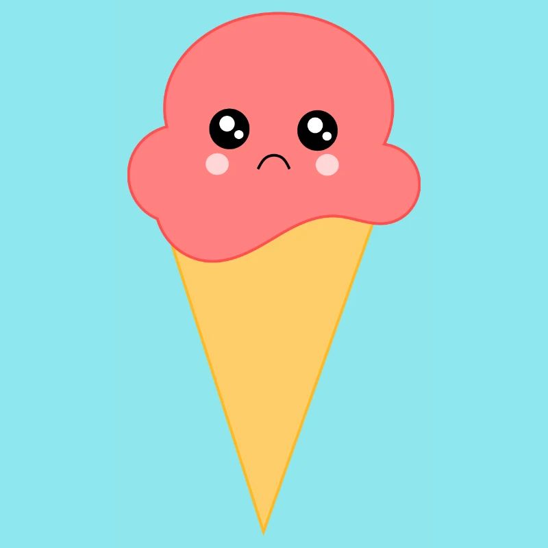 Eis Eiscreme Erdbeereis