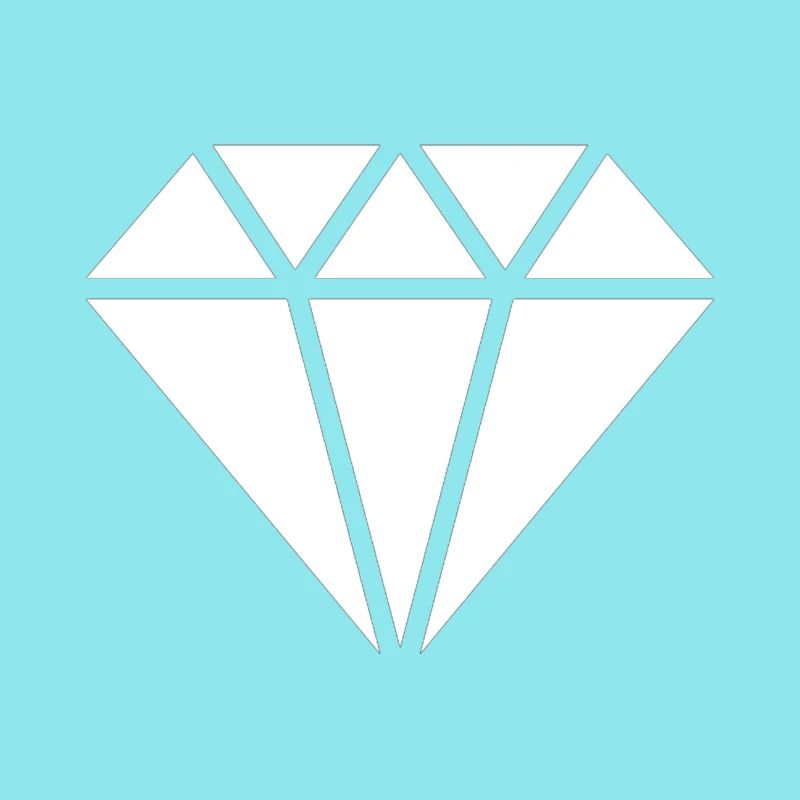 White diamond patterned design