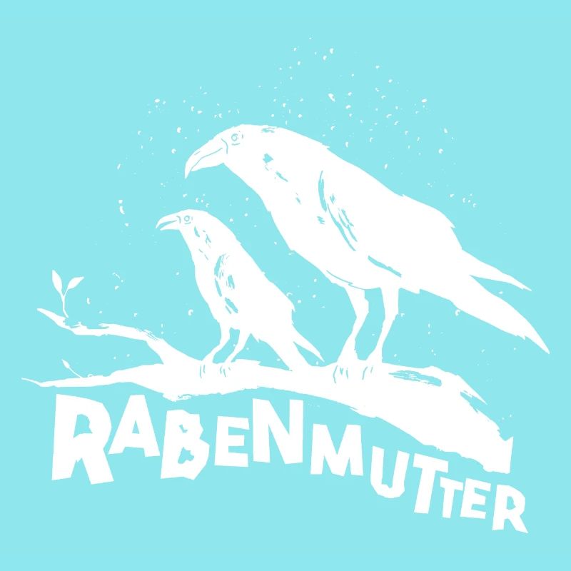 Rabenmutter Lustiger Spruch Mutter Mama Geschenk