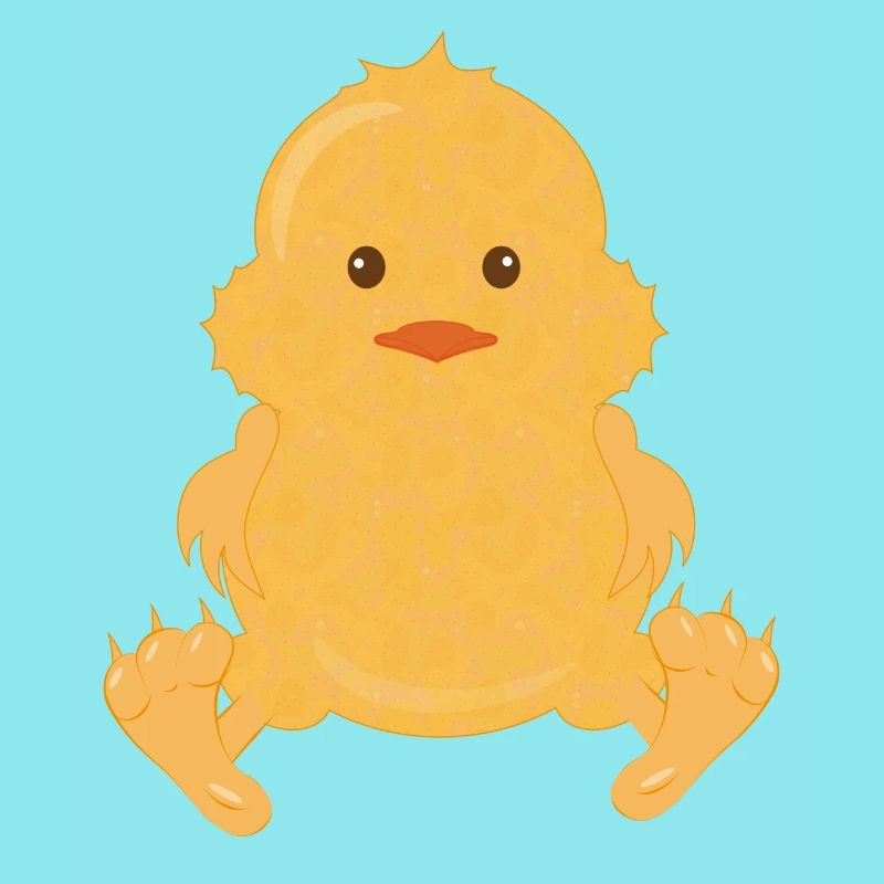 Oh comme c’est doux! Un poussin nouvellement éclos