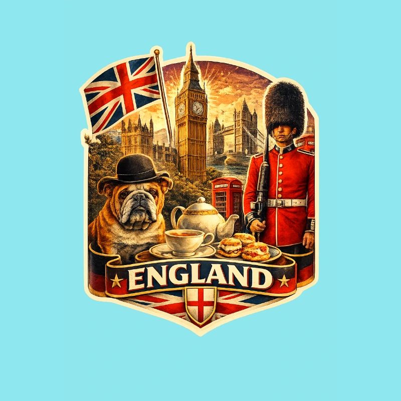 England Heritage Tea Abzeichen