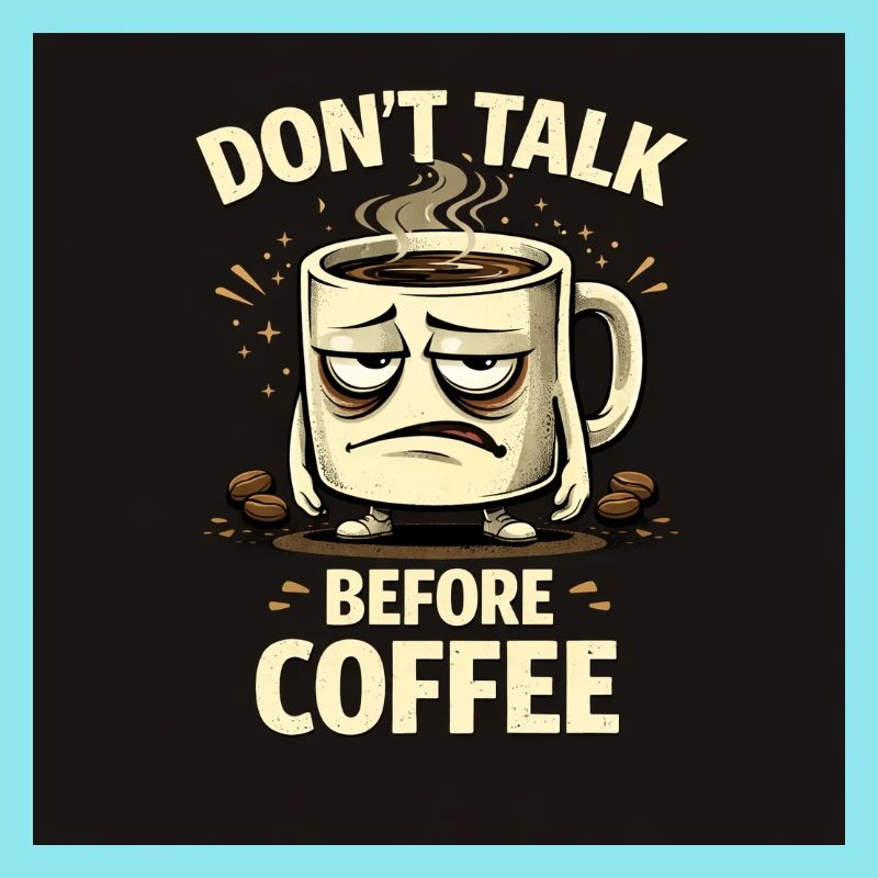 Don't talk before coffee