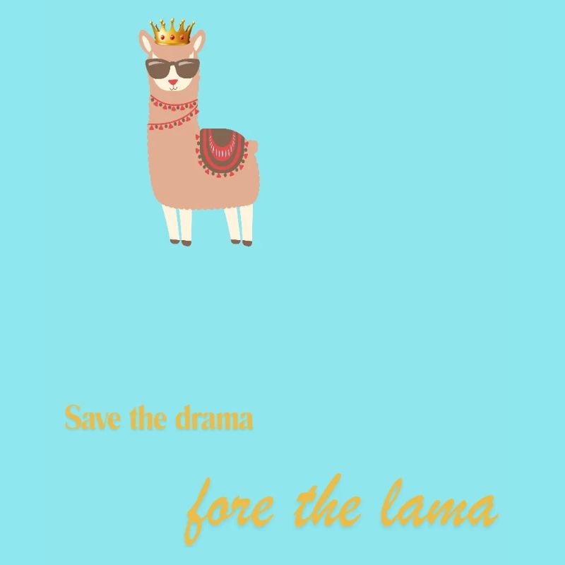 Regal Llama Crown Tee