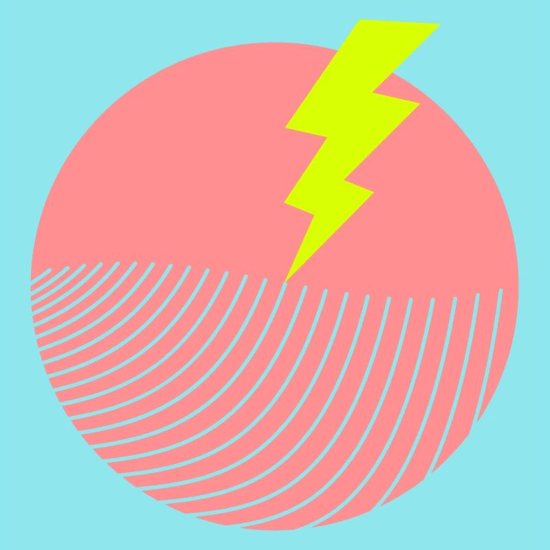 abstract geometric wellen blitz eath