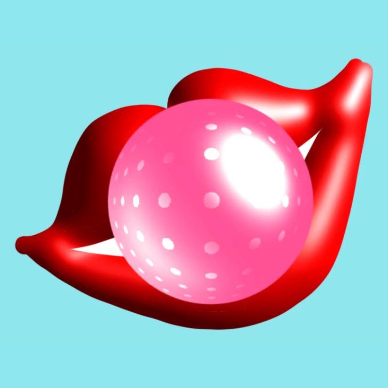 Bubble gum bubble