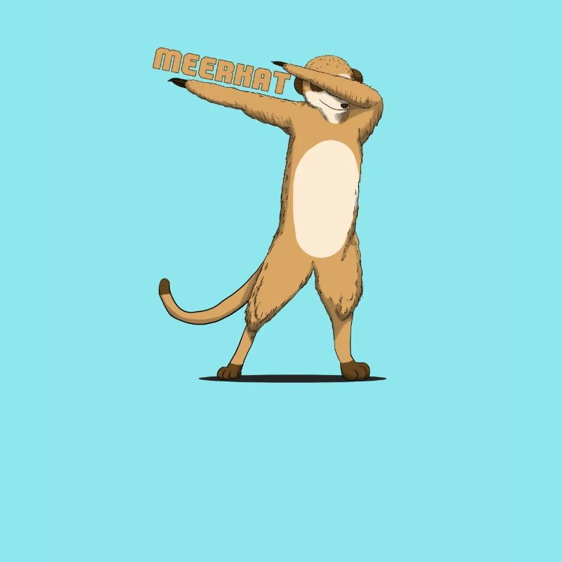Meerkat Erdmännchen Design Dab