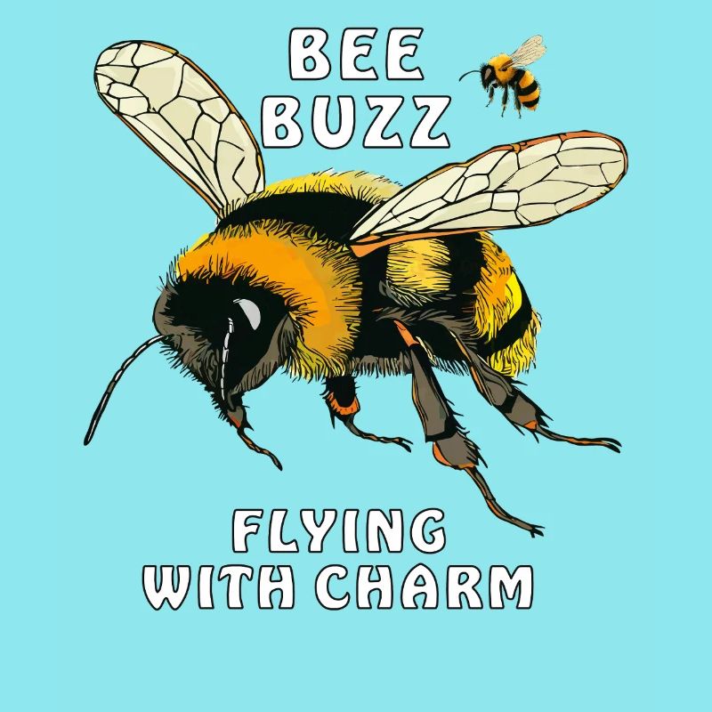BUMBLEBEES BEE BUZZ FLYING WITH CHARM