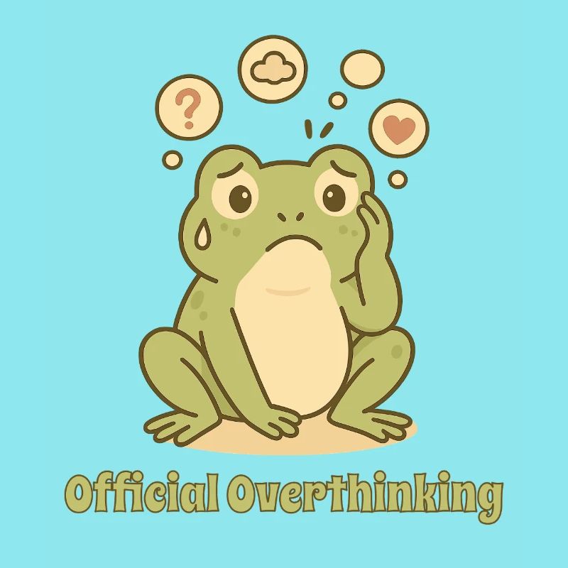 Thoughtful Frog – Overthinking Design