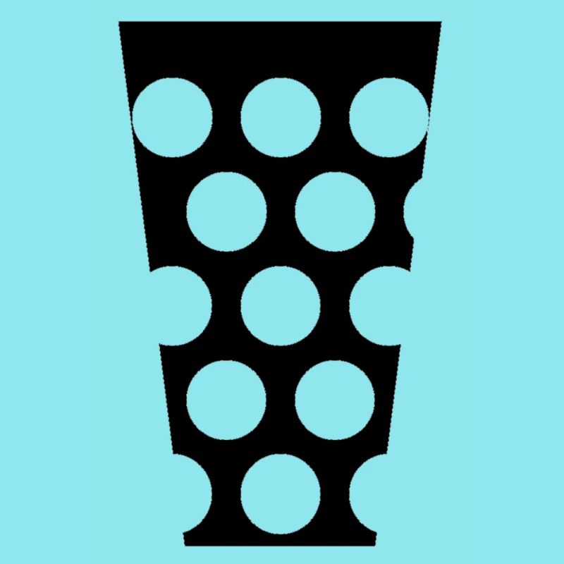 Dubbeglas schwarz
