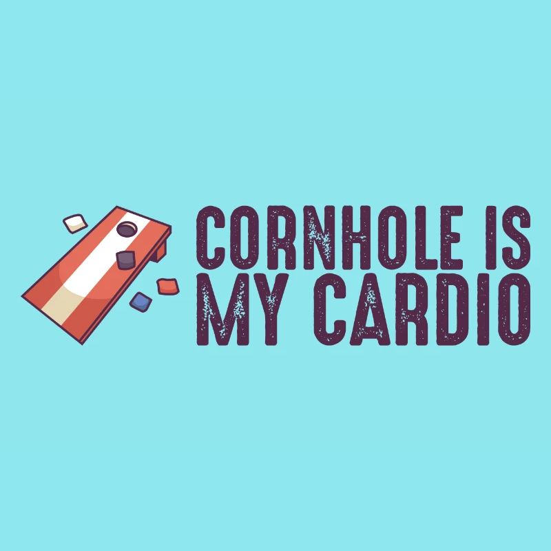 Cornhole est mon cardio cornhole sacs Cornhole