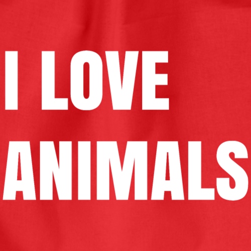 i love animals - Gymtas