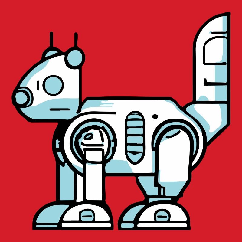 Cyber Roboter Eichhörnchen