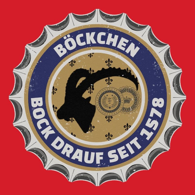 BOCK DRAUF BEER MAT