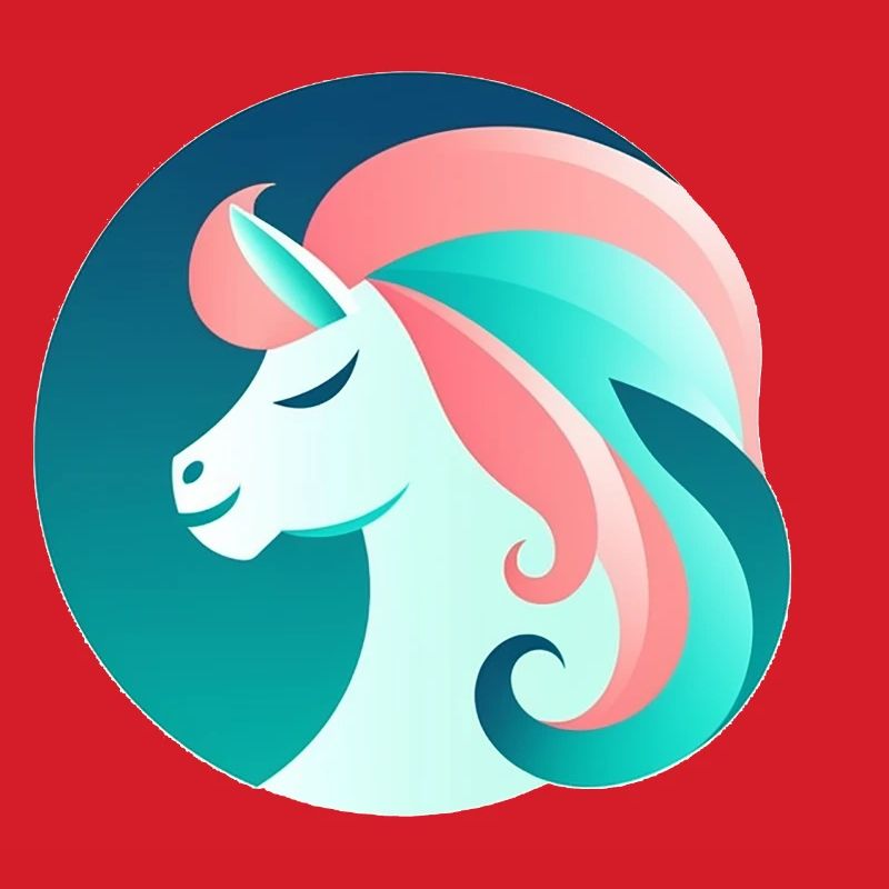 Neon Einhorn Traumbild