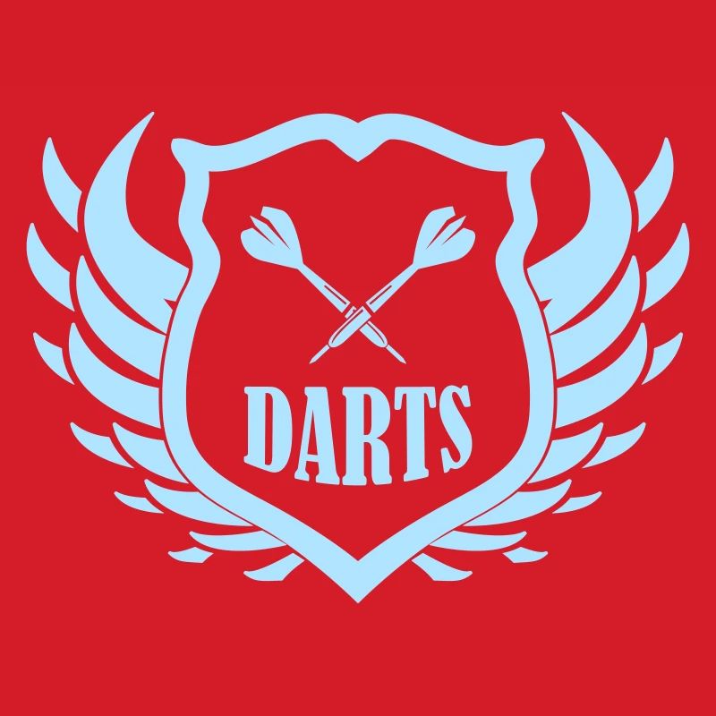 Darts Shield Emblem Wings