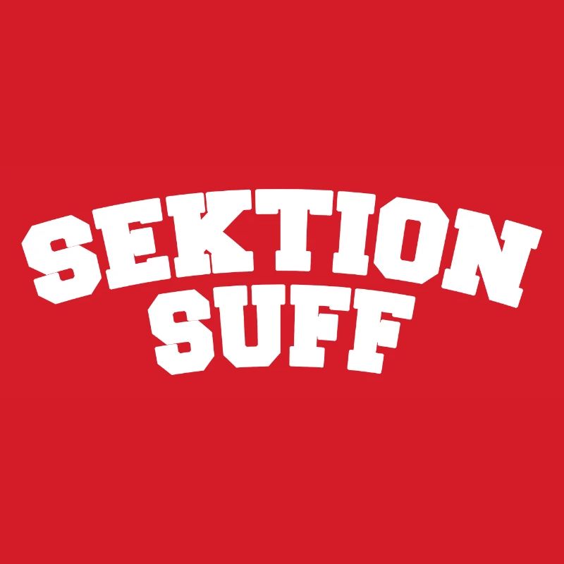Section Suff lettrage courbé
