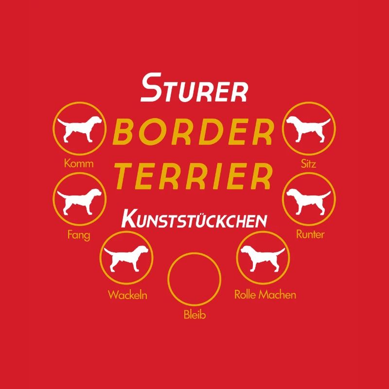 BORDER TERRIER Geschenkidee Shirt