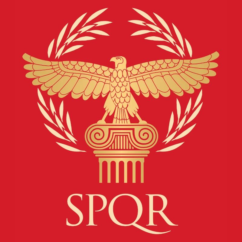 SPQR - Drapeau empire et république Rome antique