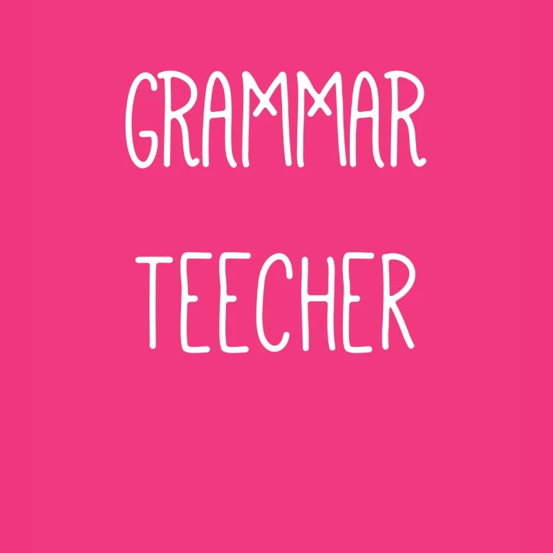 Professeur de grammaire autodérisoire