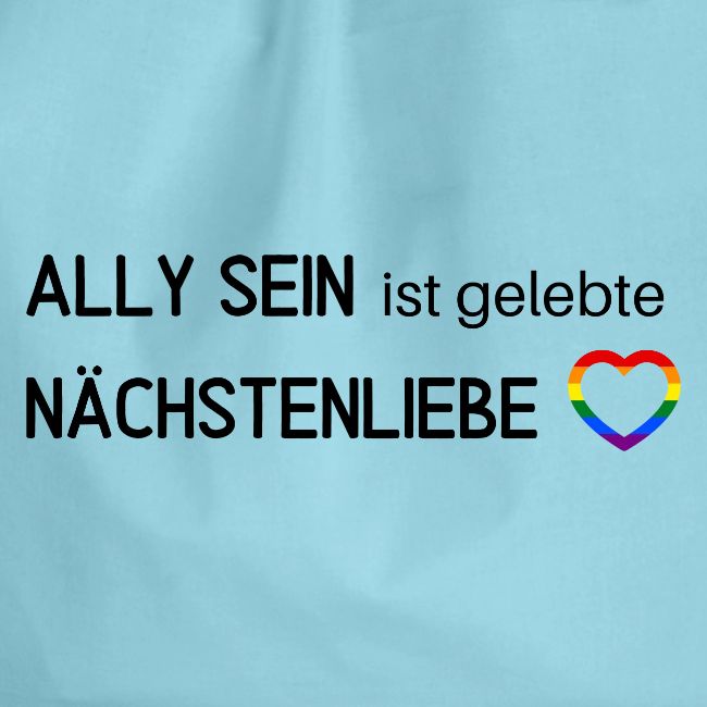 Ally sein = Nächstenliebe