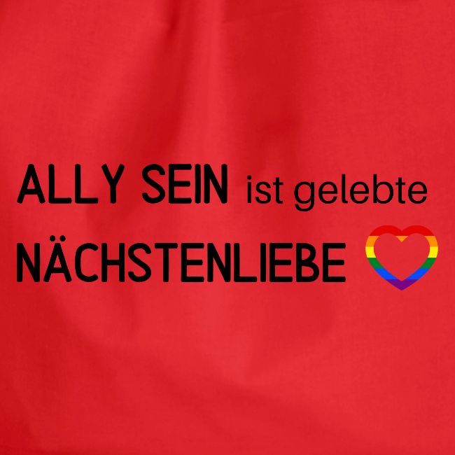Ally sein = Nächstenliebe