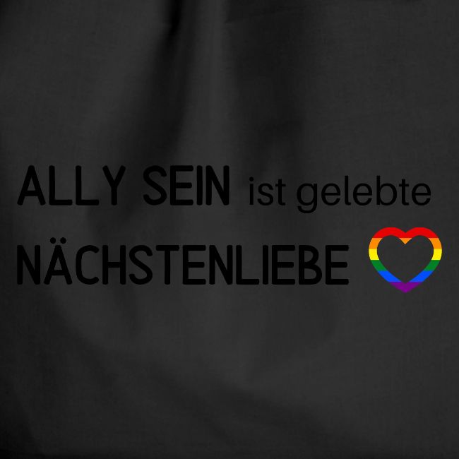 Ally sein = Nächstenliebe