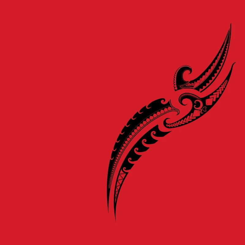 Tribal Warrior Pattern - Traditionelles Polynesier