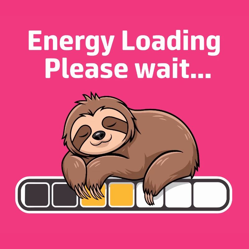 Lazy Sloth – Fun Power Saving Design