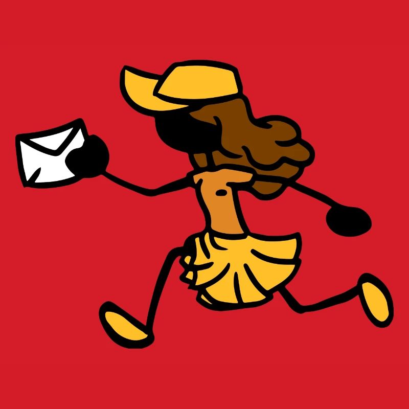 Postbotin Postfrau Kurier