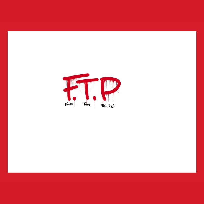 FTP baise le Pol..e !!! graffiti