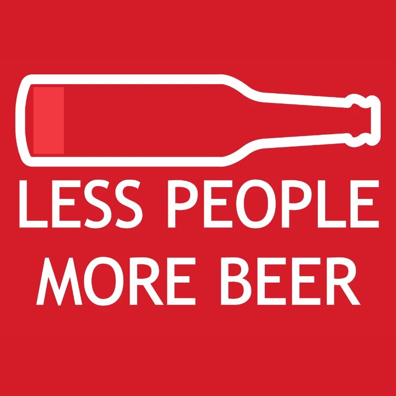 Moins de gens, plus de bière