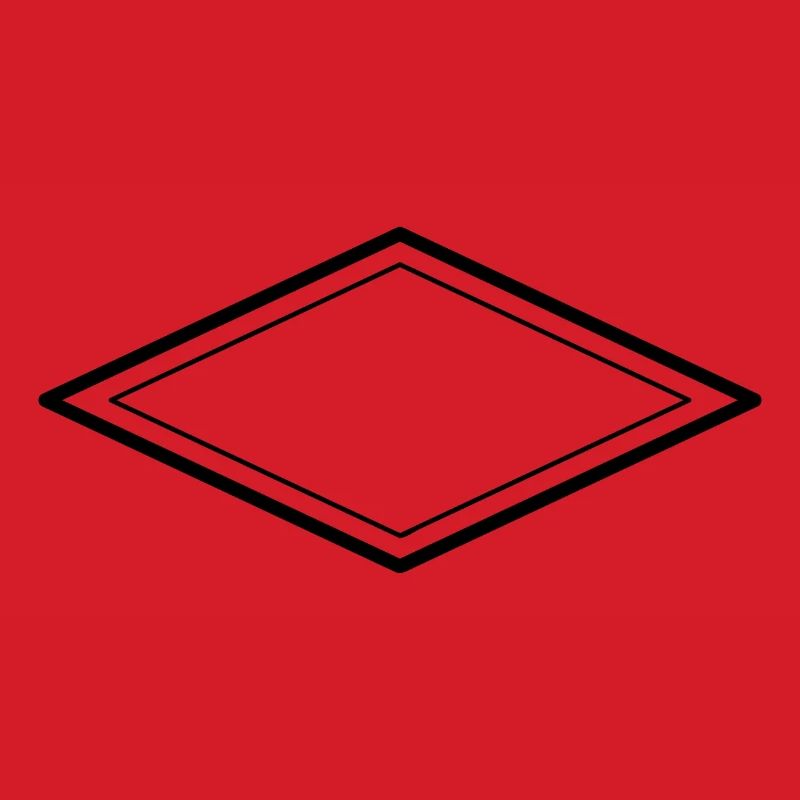 Black diamond shape