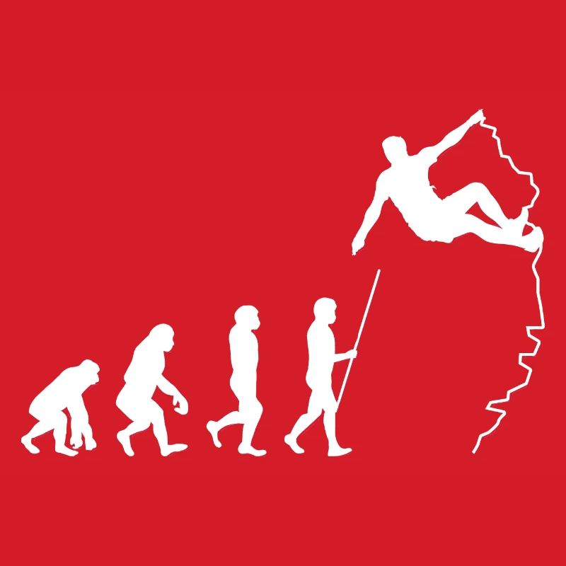 Klettern Bouldern Evolution Bergsteigen Kletterer