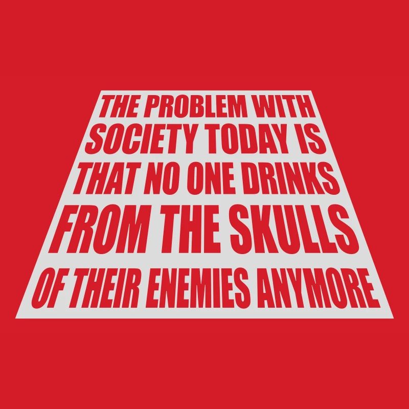 drinks from enemies skulls