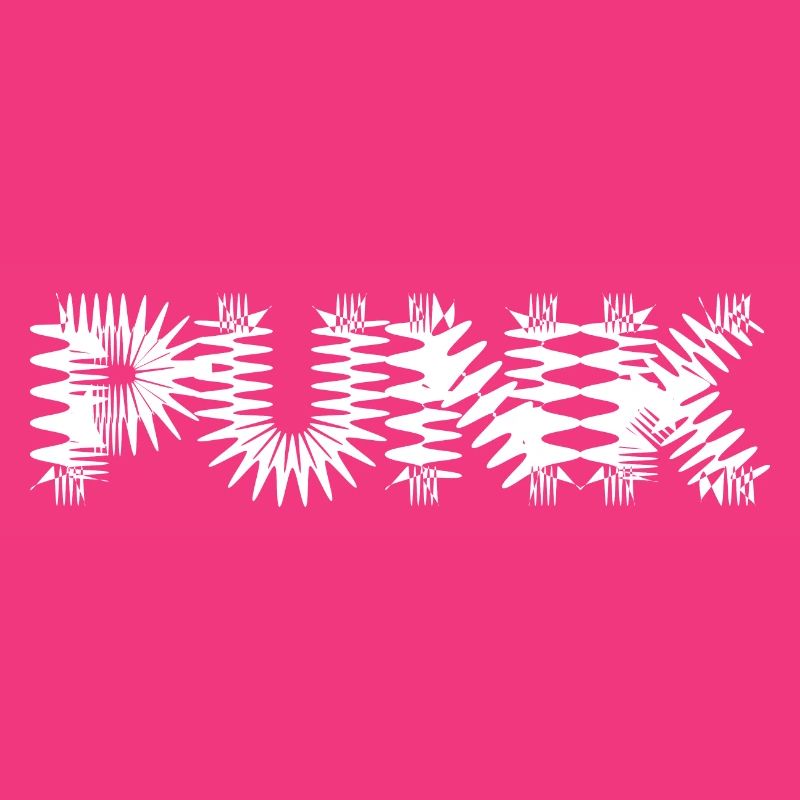 conception de logo punk déformé