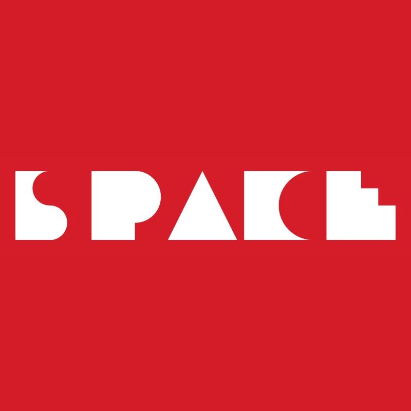 conception de logo géométrique audacieux de l’espace