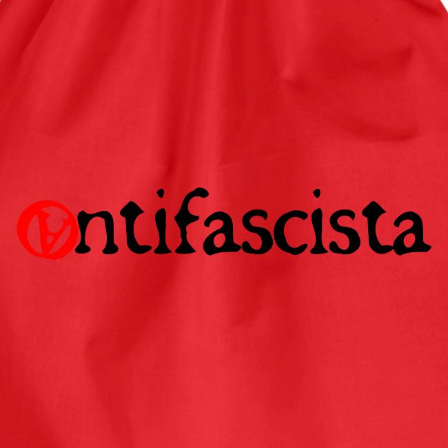 print antifascista a versal black