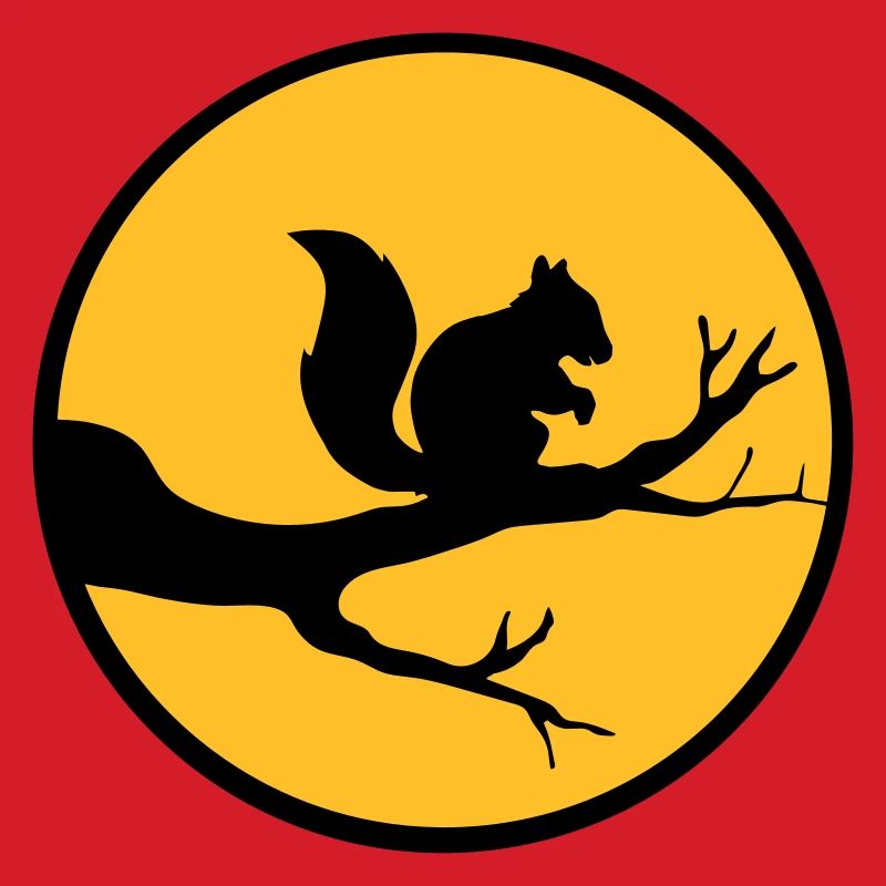 moon circle round night shadow branch black eichhoe