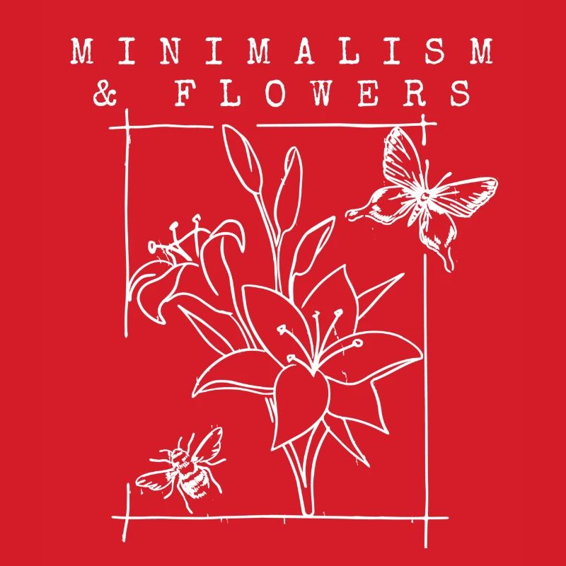 Minimalisme & Fleurs