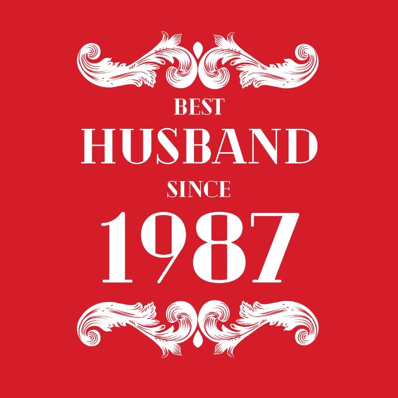 Bester Ehemann seit 1987 Hochzeitstag